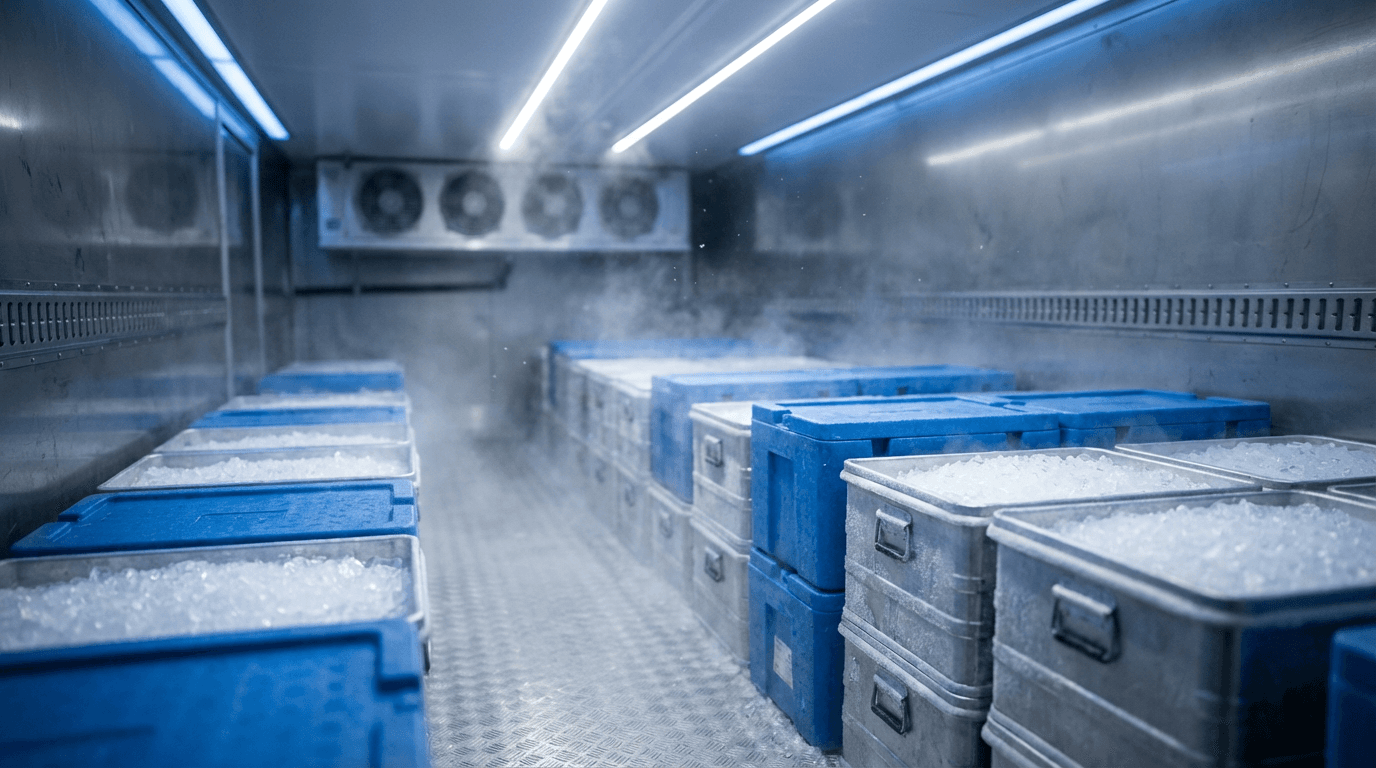 Container refrigerato per il trasporto
